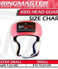 RingMaster Sports Kids Boxing HeadGuard Pink