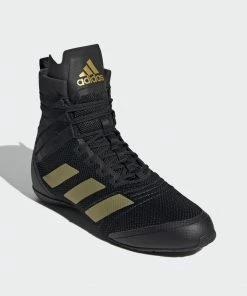 Adidas Speedex 18 Boxing Boot Black And Gold
