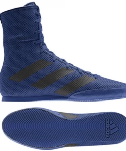 Adidas BOX HOG 3 Boxing Shoes Royal Navy Blue