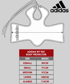 Adidas WT TKD Reversible Body Chest Protector