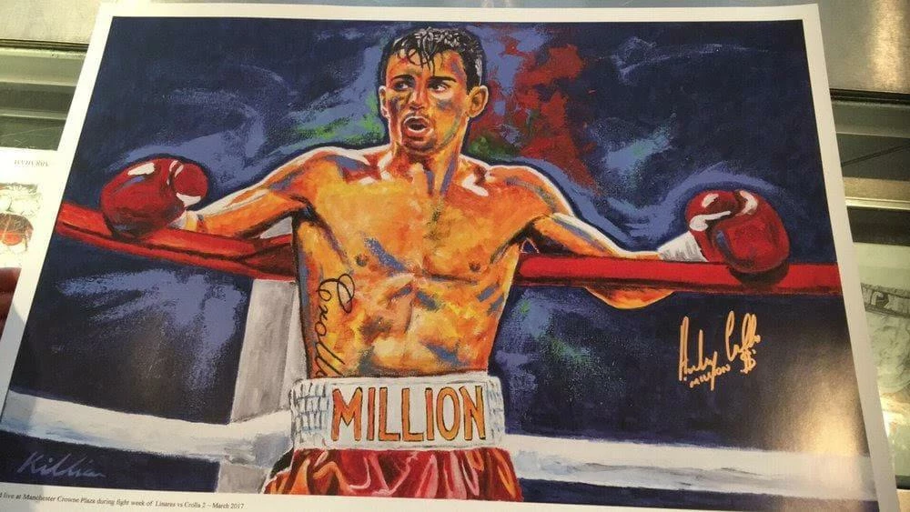 Pattrick Killian **Signed & Framed** Anthony "Million Dolla" Crolla Painting Print Poster Original Painting By Patrick J. Killian