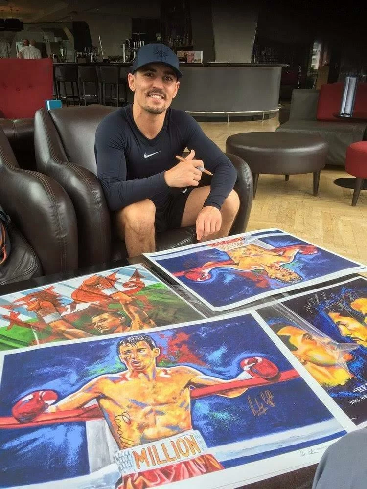 Pattrick Killian Patrick Killian Art **Signed** Anthony "Million Dolla" Crolla Painting Print Poster Original Painting By Patrick J. Killian