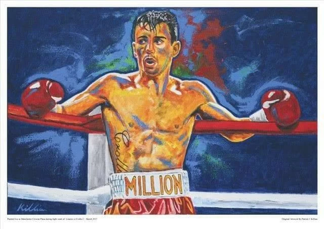 Pattrick Killian **Signed & Framed** Anthony "Million Dolla" Crolla Painting Print Poster Original Painting By Patrick J. Killian