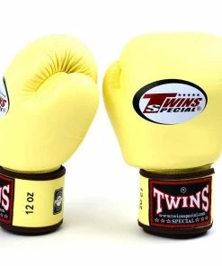 Brands BGVL3 Twins Vanilla Velcro Boxing Gloves