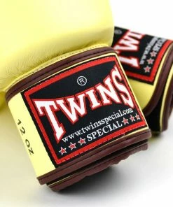 Brands BGVL3 Twins Vanilla Velcro Boxing Gloves