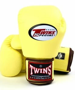 Brands BGVL3 Twins Vanilla Velcro Boxing Gloves