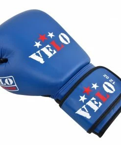 VELO AIBA Approved Competition Boxing Gloves Blue