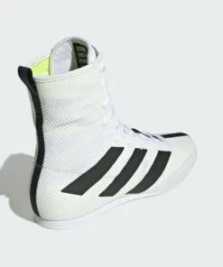 Adidas BOX HOG 3 Boxing Shoes White And Black