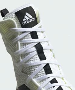 Adidas BOX HOG 3 Boxing Shoes White And Black