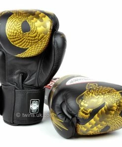 Twins Black-Gold Dragon Boxing Gloves Brands