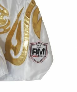 RingMaster Sports Thai Kickboxing Shorts White