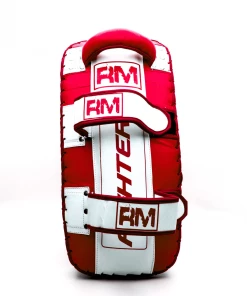 RingMaster Sports Arm Pads Genuine Leather One Size Red And White (Single Item)