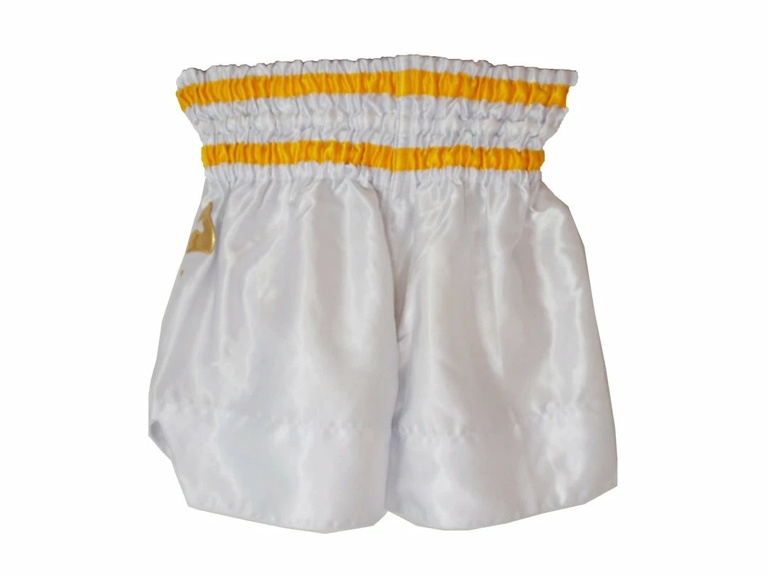 RingMaster Sports Thai Kickboxing Shorts White