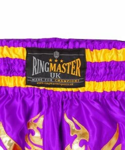 RingMaster Sports Thai Kickboxing Shorts Purple