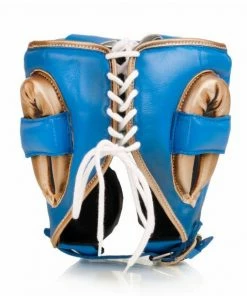 RingMaster Sports Fly Knight X Blue/Gold Head Guards