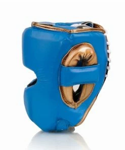 RingMaster Sports Fly Knight X Blue/Gold Head Guards
