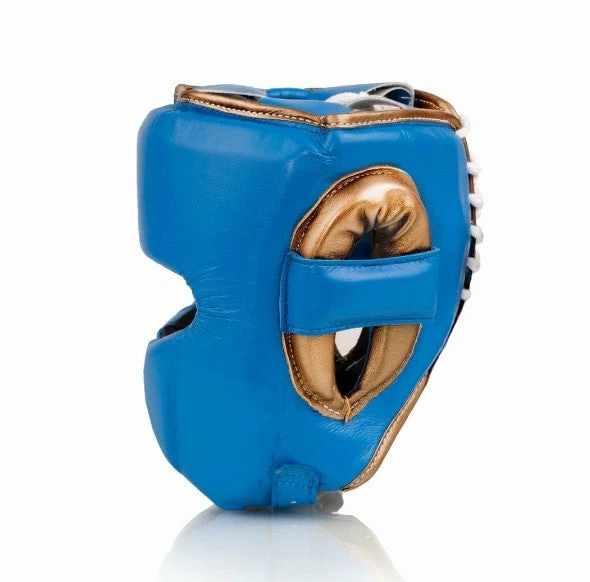 RingMaster Sports Fly Knight X Blue/Gold Head Guards