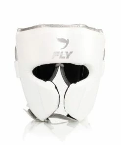 RingMaster Sports Fly Knight X White/Silver Head Guards
