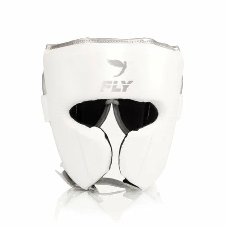 RingMaster Sports Fly Knight X White/Silver Head Guards