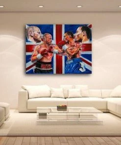 Pattrick Killian Patrick Killian Art **Canvas Edition / Hand Embellished ** Limited Edition Groves V Eubank Limited Edition Original Painting By Patrick J. Killian