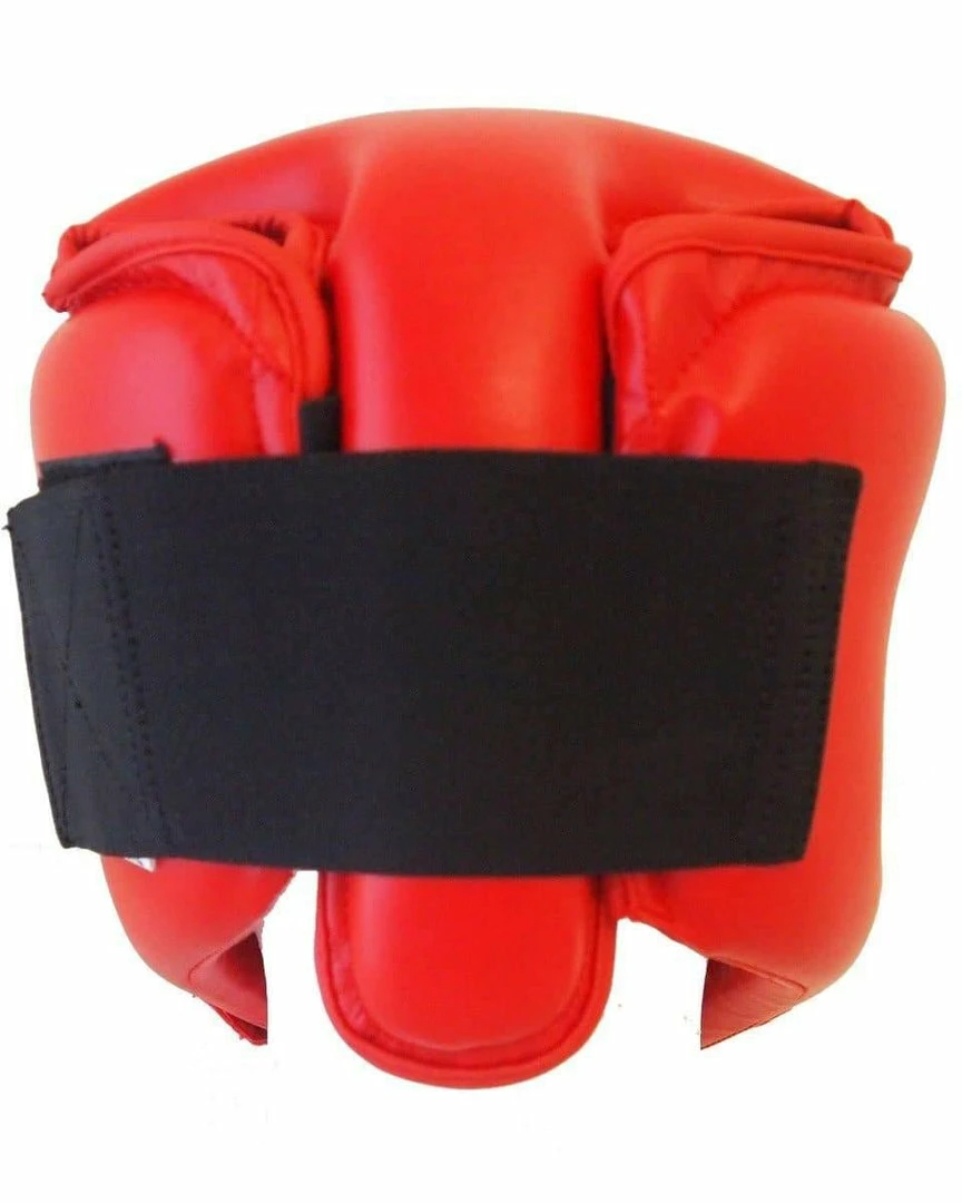 RingMaster Sports Open Face Kids Headguard AIBA Styled Red