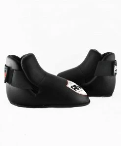 RingMaster Sports Kids Semi Contact Point Foot Protector Taekwondo Kickboxing Black