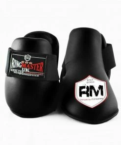 RingMaster Sports Semi Contact Point Foot Protector Taekwondo Kickboxing Black Martial Arts