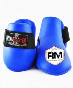 RingMaster Sports Semi Contact Point Foot Protector Taekwondo Kickboxing Blue Kids