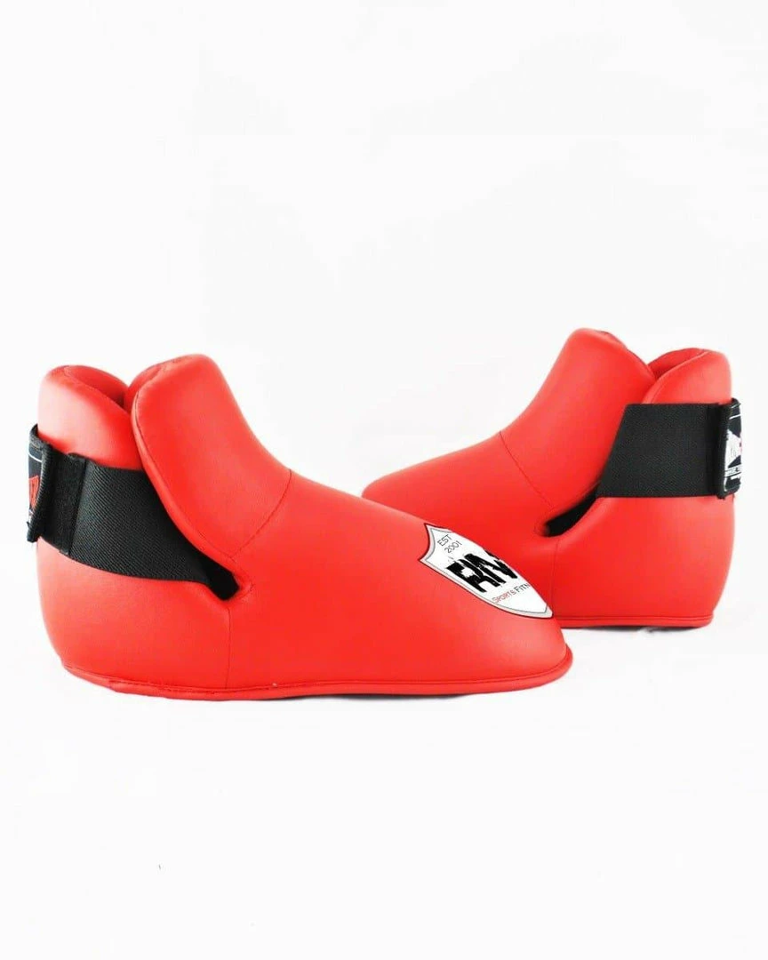 RingMaster Sports Semi Contact Point Foot Protector Taekwondo Kickboxing Red