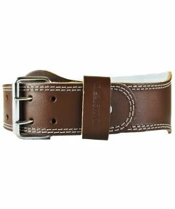 Fitness RingMaster Sports Genuine Leather Power Weight Lifting Gym Belt