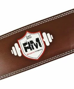 Fitness RingMaster Sports Genuine Leather Power Weight Lifting Gym Belt