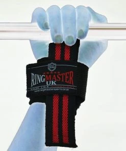 Fitness RingMaster Sports Wrist Brace Grip Padded Gym Weight Lifting Strap
