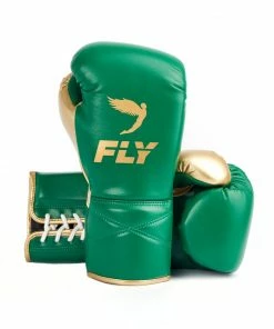 RingMaster Sports Boxing Fly Superlace X Green/Gold
