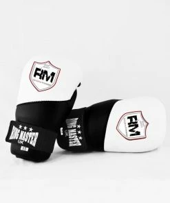 RingMaster Sports Kids Semi Contact Point Gloves Taekwondo Kickboxing Black