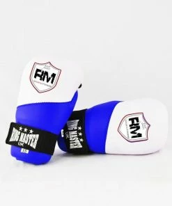 RingMaster Sports Kids Semi Contact Point Gloves Taekwondo Kickboxing Blue