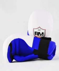 RingMaster Sports Kids Semi Contact Point Gloves Taekwondo Kickboxing Blue