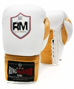 RingMaster Sports Sparring Boxing Gloves PS1.0 Series Black And Gold